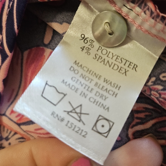 MICHELLE MCDOWELL Marlowe Top In High Tea Pink/purple Multi. Size Med NWT - Picture 2 of 14